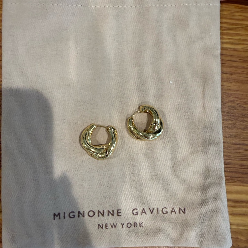 Mignonne Gavigan Twisted Gold Earrings